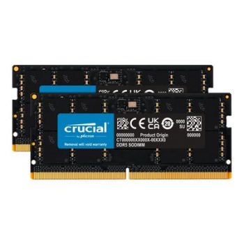 Памет за лаптоп Crucial - DDR5 - kit - 64 GB: 2 x 32 GB - SO-DIMM 262-pin - 4800 MHz / PC5-38400 - unbuffered