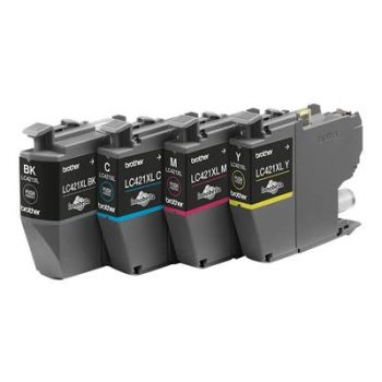 Консуматив за принтер Brother LC421XL Value Pack - 4-pack - XL - black, yellow, cyan, magenta - original - ink cartridge
