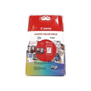 Консуматив за принтер Canon PG-540L/CL-541XL Photo Value Pack - 2-pack - High Yield - black, color (cyan, magenta, yellow) - original - glossy - ink tank /
