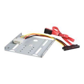 Аксесоар SSD Mounting Bracket - Solid Metal - 2.5in to 3.5 Hard Drive Adapter - SSD Bracket - SSD Upgrade Kit (BRACKET25SAT) - storage bay adapter