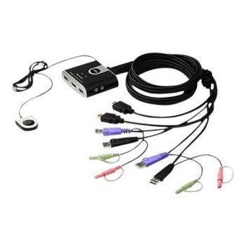 Мрежов комутатор ATEN CS692 - KVM / audio switch - 2 ports