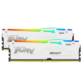 Памет за настолен компютър Kingston RAM memory kit FURY Beast RGB - 32GB (2 x 16 GB) - DDR5-5600 DIMM CL36