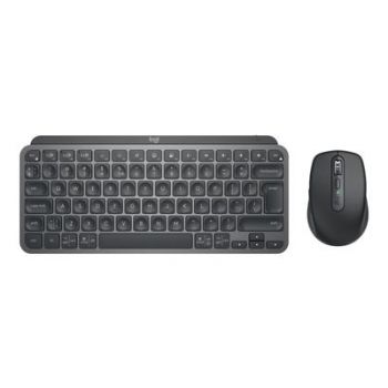 Клавиатура Logitech Keyboard Mouse Combo MX Keys Mini for Business - Grey