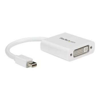 Адаптер Mini DisplayPort to DVI Adapter - White - 1920 x 1200 - Mini DP to DVI Converter for Your Mac or Windows Computer (MDP2DVIW) - DVI adapter - 17 cm