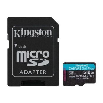 Карта памет Kingston Canvas Go! Plus - flash memory card - 512 GB - microSDXC UHS-I