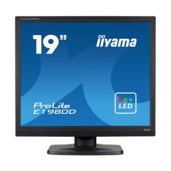 Монитор Iiyama Prolite E1980D-B1, 19" TN panel, 5:4, 1280x1024, DVI, VGA