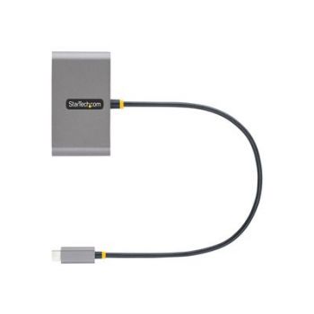 USB хъб 4-Port USB-C Hub with 100W Power Delivery Pass-Through Charging, 2x USB-A + 2x USB-C, 5Gbps, USBC Hub w/ 1ft (30cm) Long Cable, Portable Laptop USB