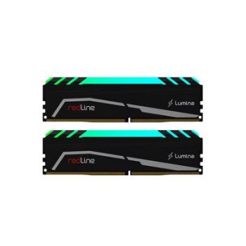 Памет за настолен компютър Mushkin Redline Lumina - DDR4 - kit - 16 GB: 2 x 8 GB - DIMM 288-pin - 3600 MHz / PC4-28800 - unbuffered