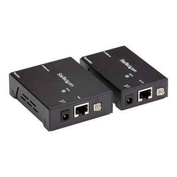 Адаптер HDMI over CAT5/CAT6 Ethernet Extender with HDBaseT - 4K@115ft, 1080p@230ft - HDMI Video Transmitter and Receiver Kit w/ POC (ST121HDBTE) - video/audio