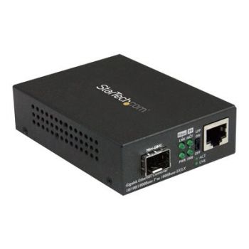 Мрежово устройство Multimode / Single Mode Fiber Media Converter - Open SFP Slot - 10/100/1000Mbps RJ45 Port - LFP Supported - IEEE 802.1q Tag VLAN -
