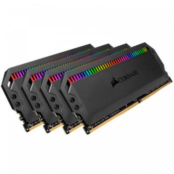 Памет за настолен компютър CORSAIR Dominator Platinum RGB - DDR4 - 64 GB: 4 x 16 GB - DIMM 288-pin - unbuffered