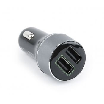 Зарядно за автомобил GEMBIRD 2-port USB car quick charger