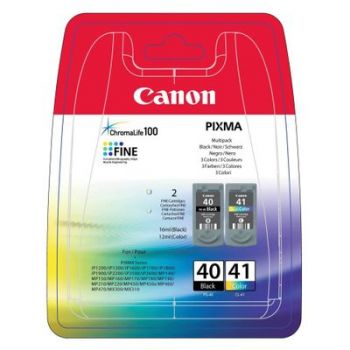Консуматив за принтер Canon PG-40 / CL-41 Multi Pack - 2-pack - black, color (cyan, magenta, yellow) - original - ink tank