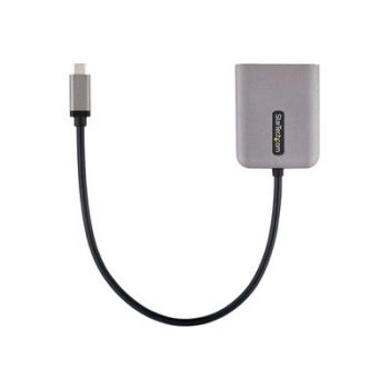 Адаптер 2-Port USB-C MST Hub, USB Type-C to 2x DisplayPort Multi-Monitor Adapter for Laptop, Dual-DP up to 4K 60Hz w/ DP 1.4 Alt Mode & DSC, HDR, 1ft (30cm)