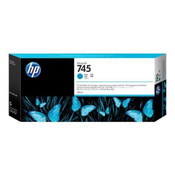 Консуматив за принтер HP 745 - High Capacity - cyan - original - DesignJet - ink cartridge