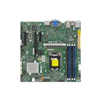Дънна платка SUPERMICRO X12SCZ-F - motherboard - micro ATX - LGA1200 Socket - W480