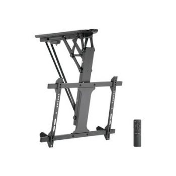 Стойка LogiLink Electric Fold-Down TV Ceiling Mount with Remote - bracket - motorized - for LCD TV / curved LCD TV - black