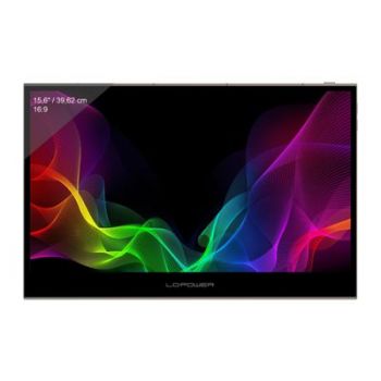 Монитор LC-Power Portable Monitor LC-M16-4K-UHD-P-OLED - 39.6 cm (15.6 ) - 3840 x 2160 4K Ultra HD"