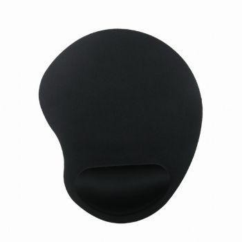 Подложка за мишка GEMBIRD Mouse pad with soft wrist support, черно