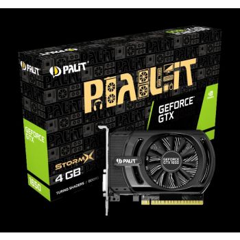 Видео карта Palit GeForce GTX1650 StormX, 4GB GDDR5, 128-bit