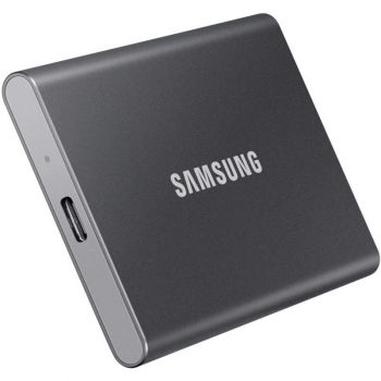 Твърд диск външен SSD Samsung 500GB USB 3.1 Gray 