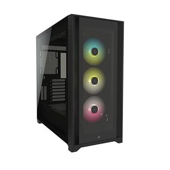 Кутия за компютър Corsair iCUE 5000X ATX case without RGB source 
