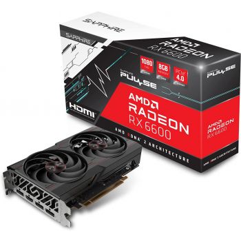 Видео карта Sapphire Radeon RX 6600 PULSE 8GB GDDR6 128-bit 