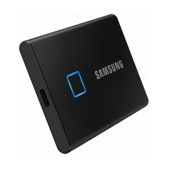 Твърд диск външен SSD Samsung T7 Touch Portable 1TB Black USB 3.2 