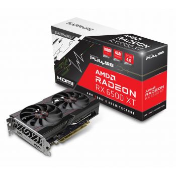 Видео карта Sapphire Radeon RX 6500 XT PULSE OC 4GB GDDR6 64-bit 