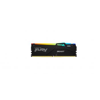 Памет за настолен компютър Kingston DIMM DDR5 32GB 5200MHz CL36 1.35V FURY Beast RGB 