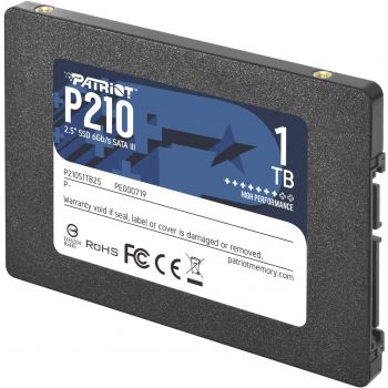 Твърд диск SSD PATRIOT P210 1TB SATA3 2.5"