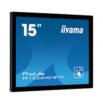 Тъч Монитор IIYAMA TF1534MC-B7X, 15" TN LED Panel, OPEN FRAME, 1024x768 4:3, Projective Capacitive 10 point touch